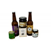 Lote de Cerveza y Conservas Artesanas – Caja de Madera
